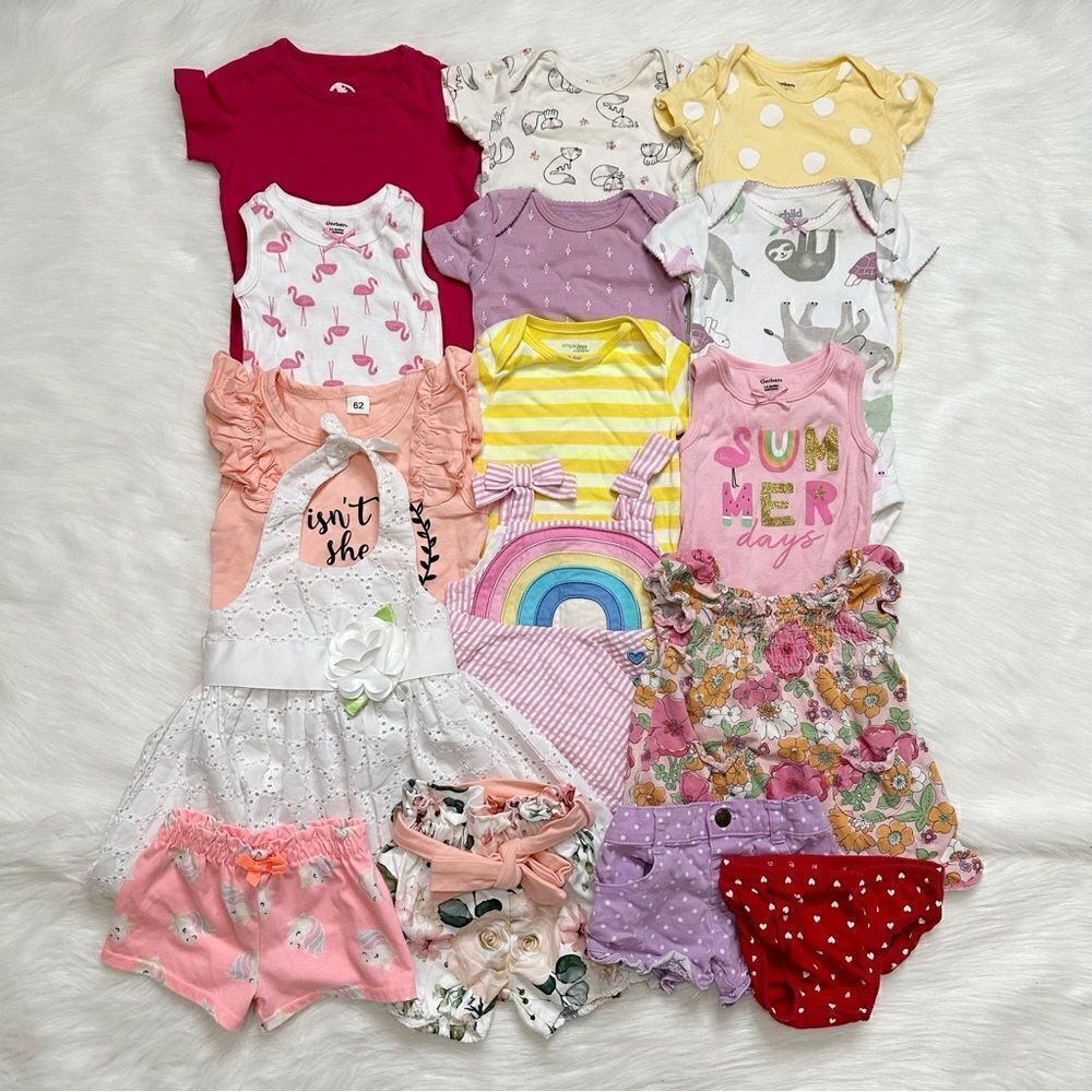 3-6 Months Baby Girl Summer Clothes LOT